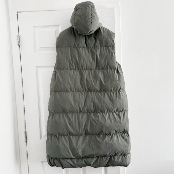 Studio Nicholson "Hazan" Hooded Puffer Vest in Grey, size "0" (Fits Size Small) - Picture 12 of 12
